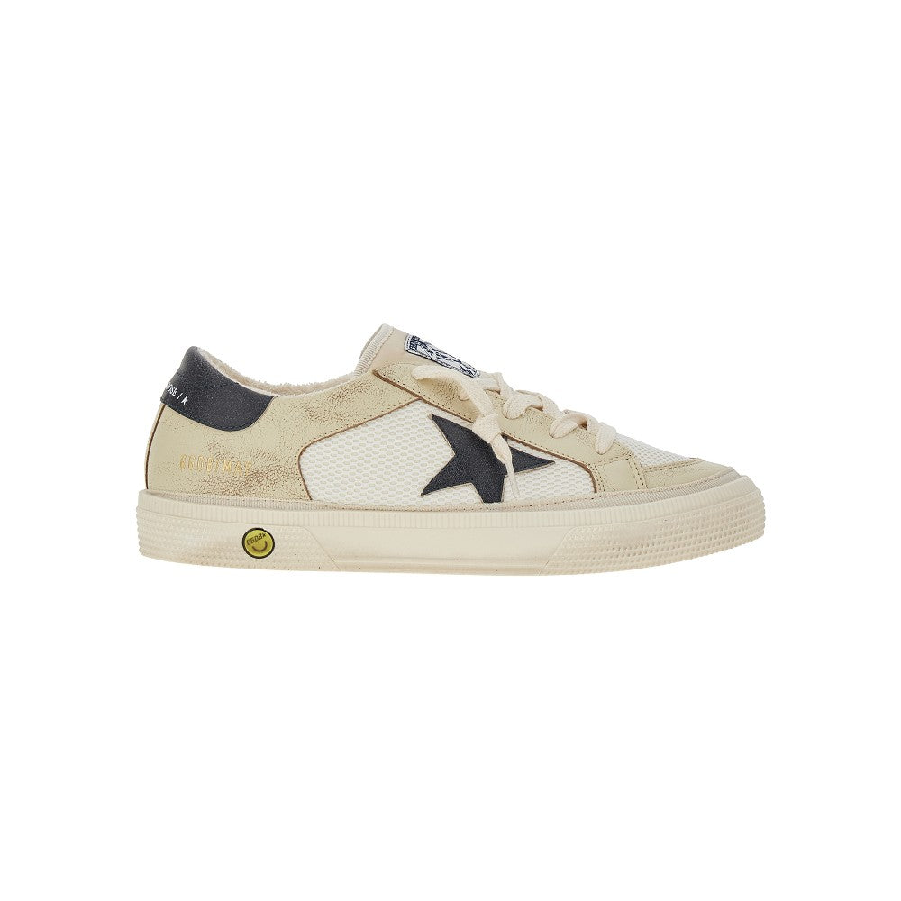 Sneakers 'May' in pelle e rete