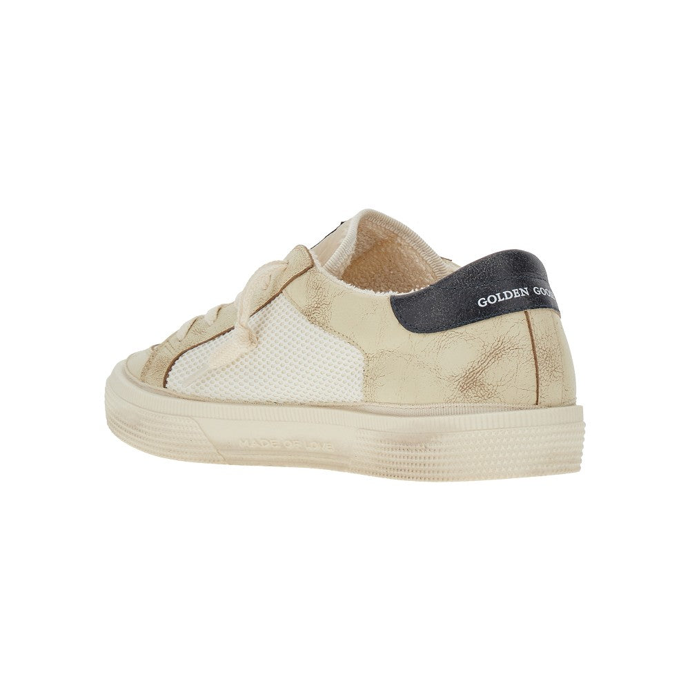 Sneakers 'May' in pelle e rete