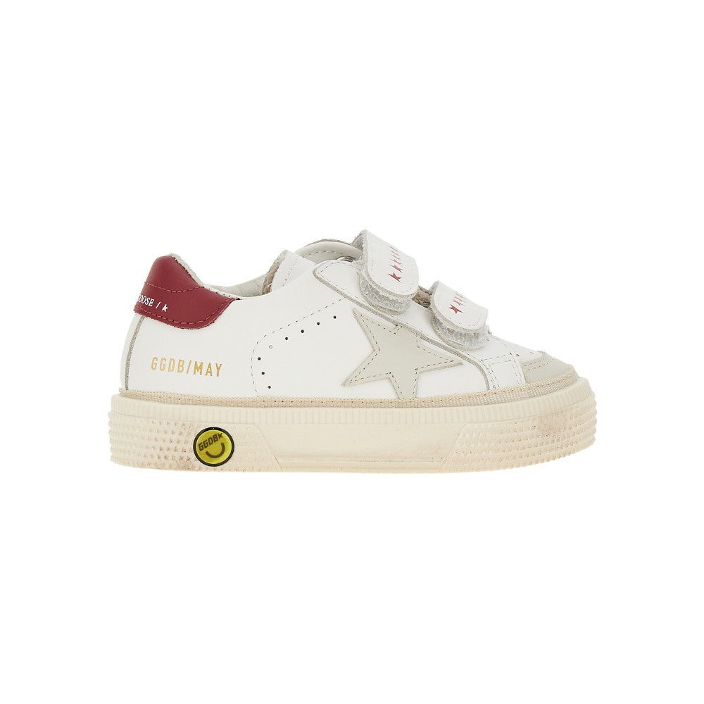 'May School' leather sneakers