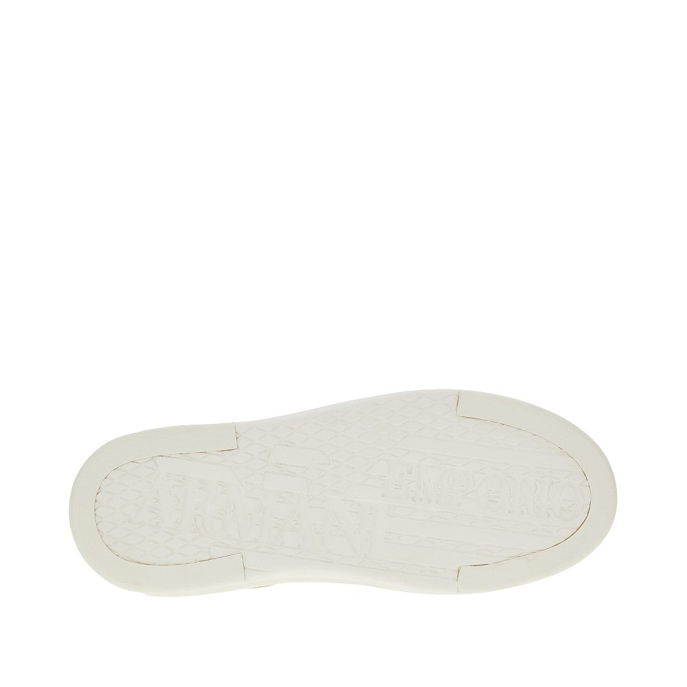 Sneakers in pelle con logo Eagle