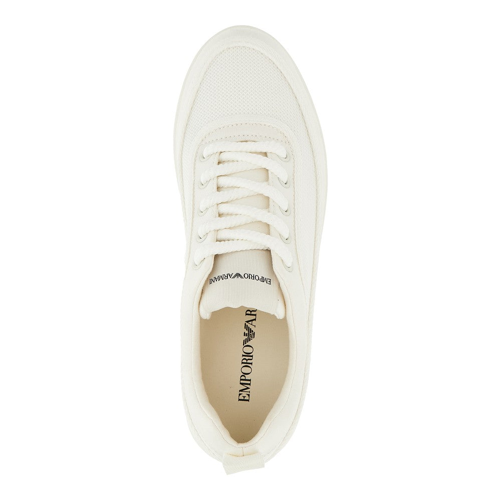 Sneakers in mesh e gabardine