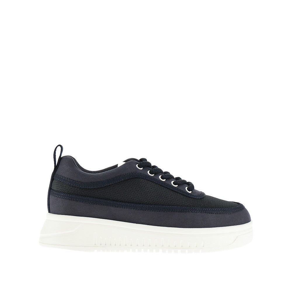 Sneakers in mesh e gabardine
