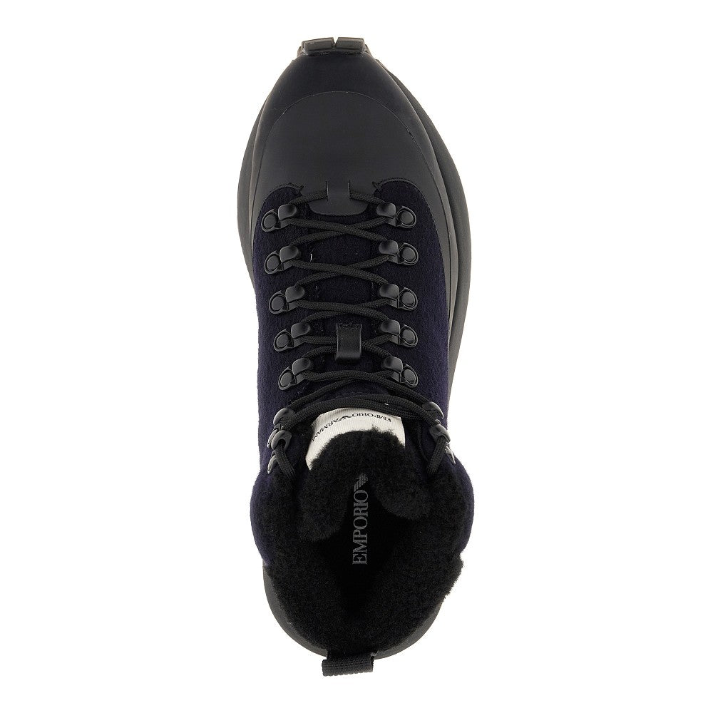 Sneakers hiking alte in lana