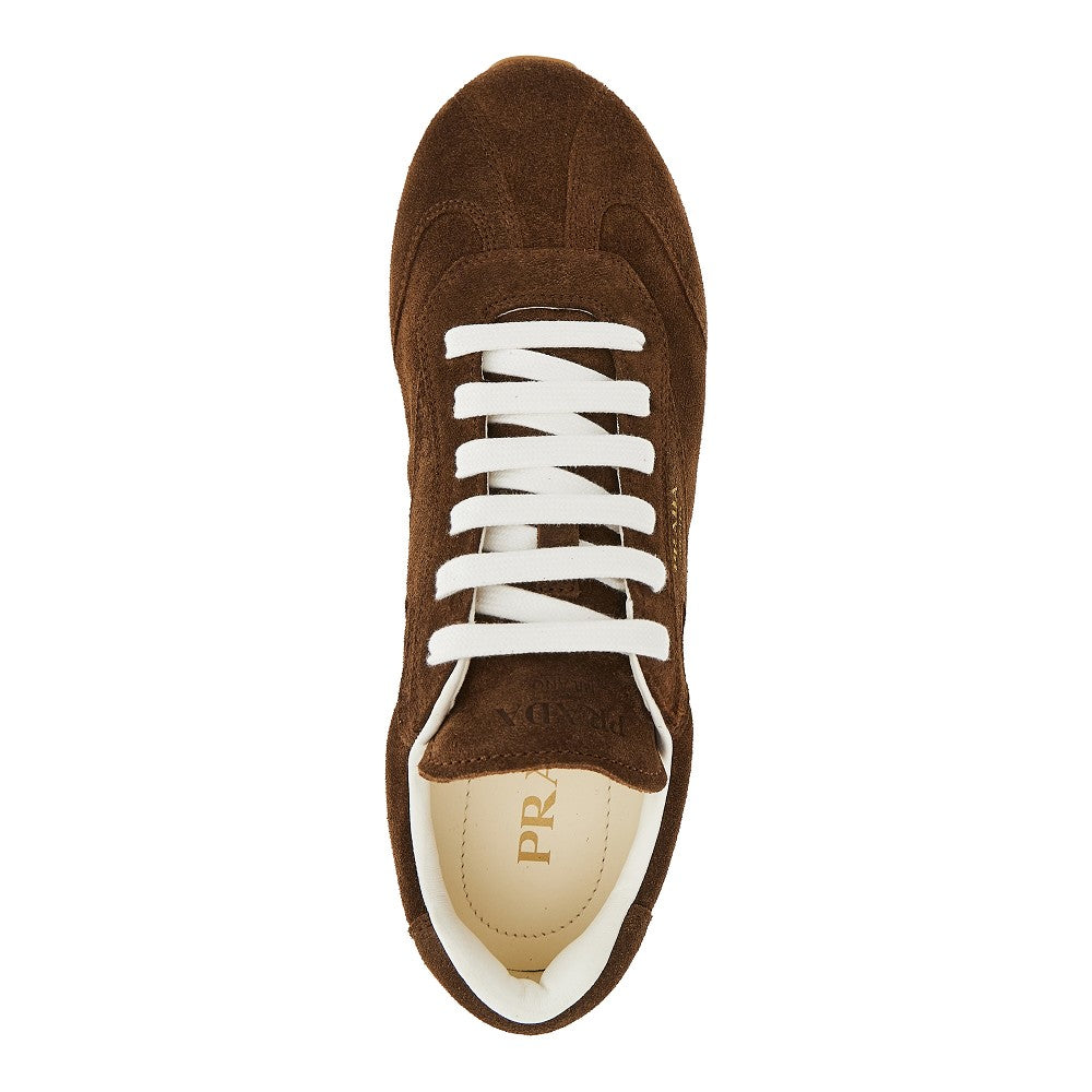 Suede leather sneakers