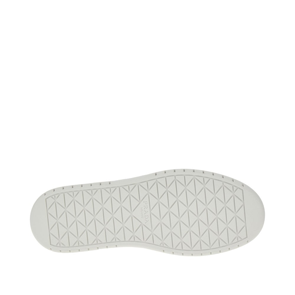 Sneakers in pelle con suola platform
