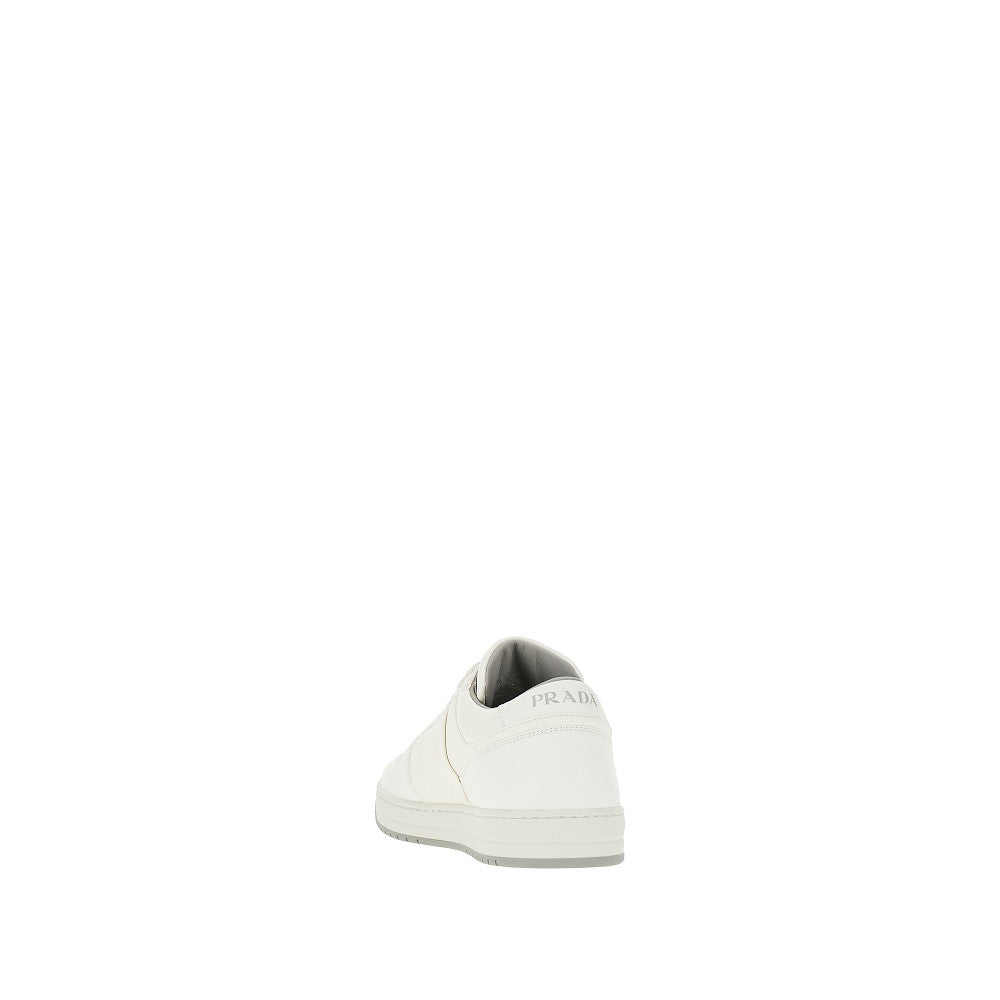 Nappa leather sneakers with triangle logo