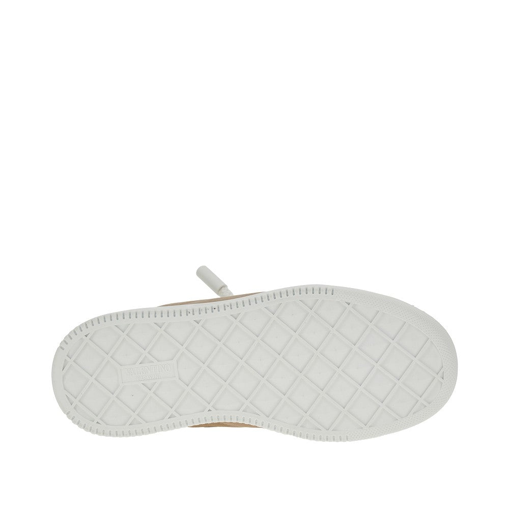 Sneakers One Stud XL in suede e shearling