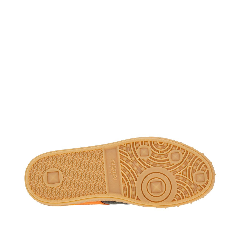 Leather 'Low Top Upvillage' sneakers