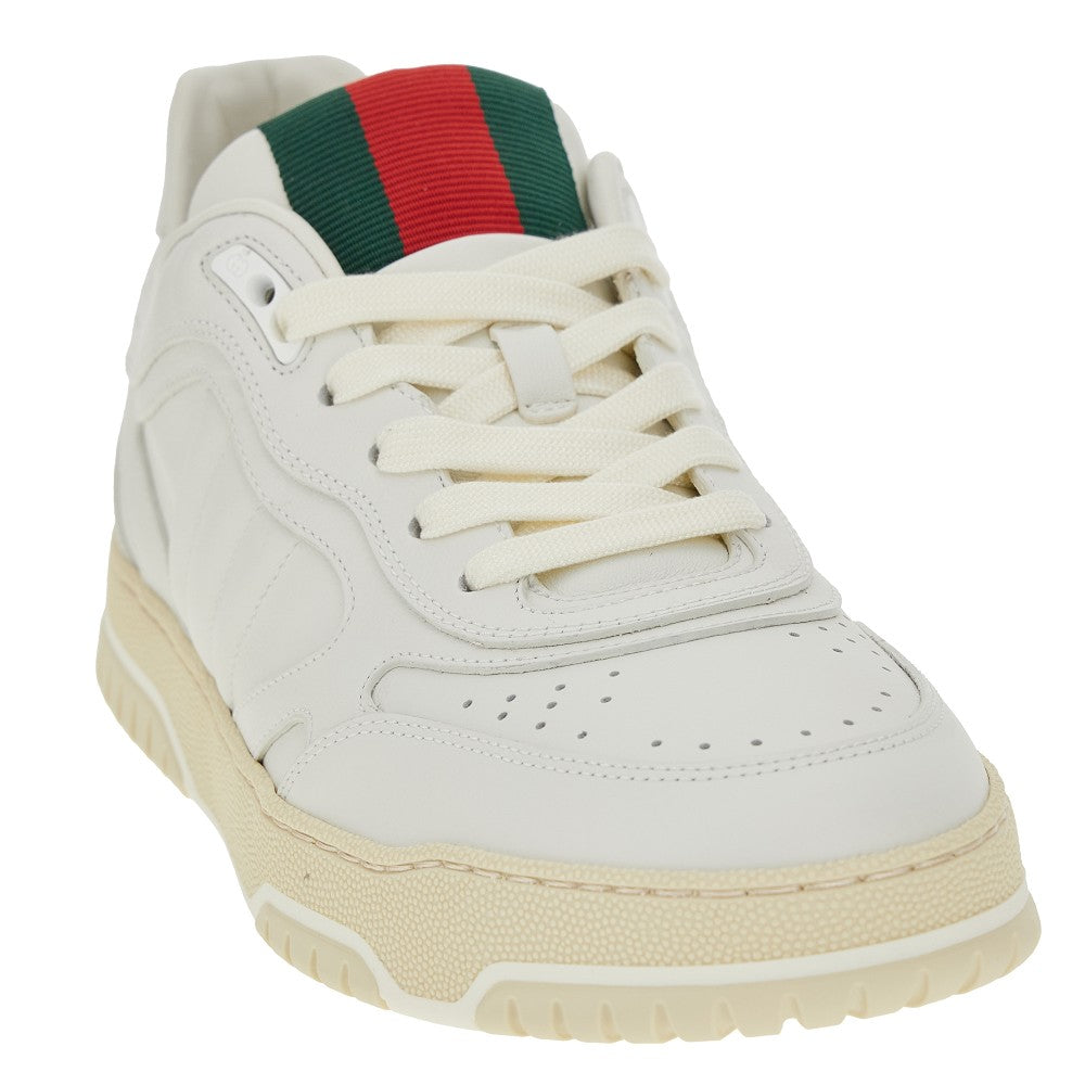 'Gucci Re-Web' leather sneakers