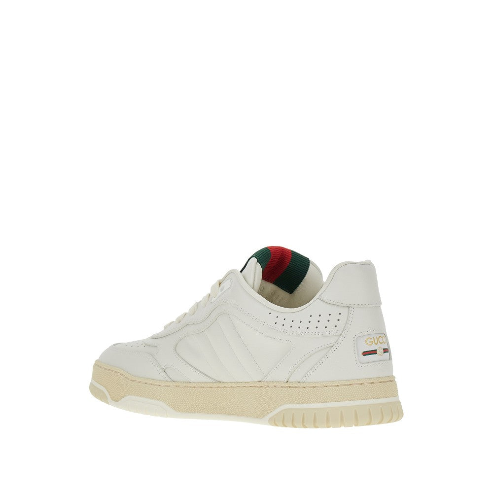 'Gucci Re-Web' leather sneakers