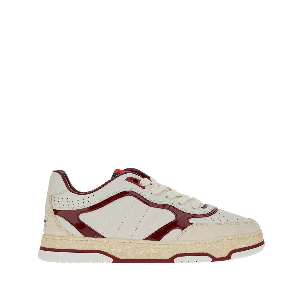 'Gucci Re-Web' leather sneakers