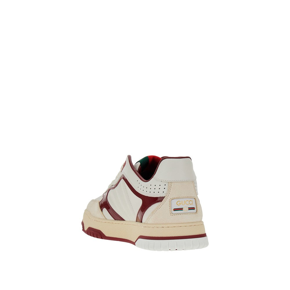 'Gucci Re-Web' leather sneakers