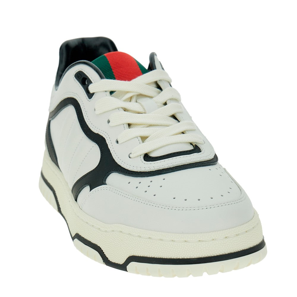 'Gucci Re-Web' leather sneakers