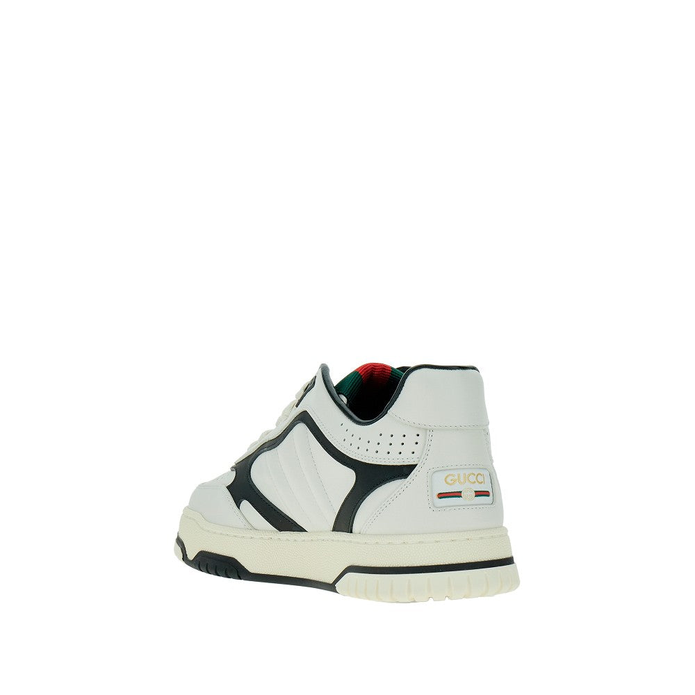 'Gucci Re-Web' leather sneakers