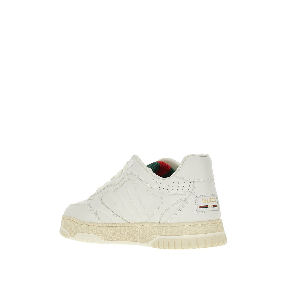 'Gucci Re-Web' leather sneakers