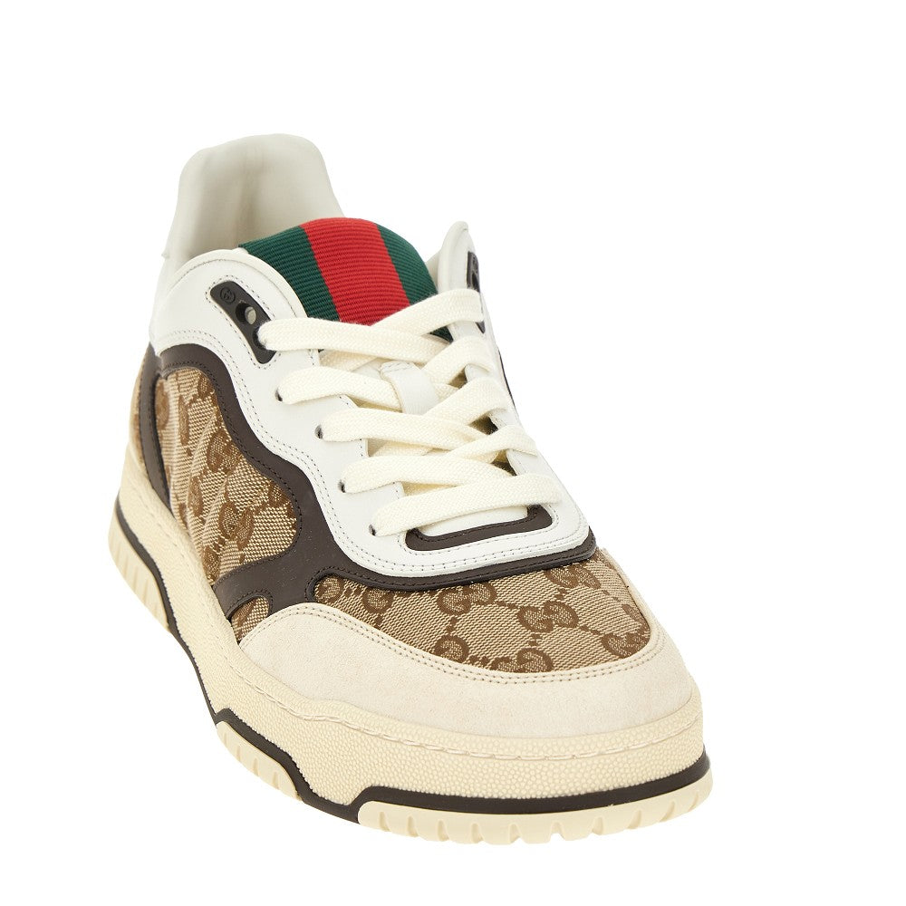 'Gucci Re-Web' leather sneakers