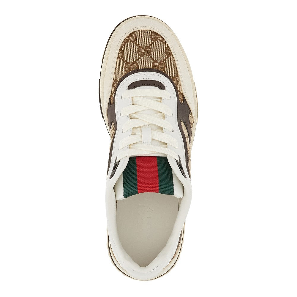 'Gucci Re-Web' leather sneakers