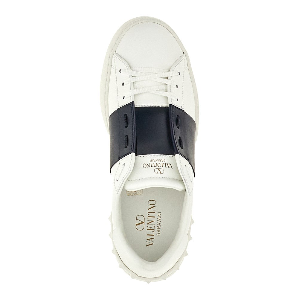Sneakers 'Open' in pelle liscia