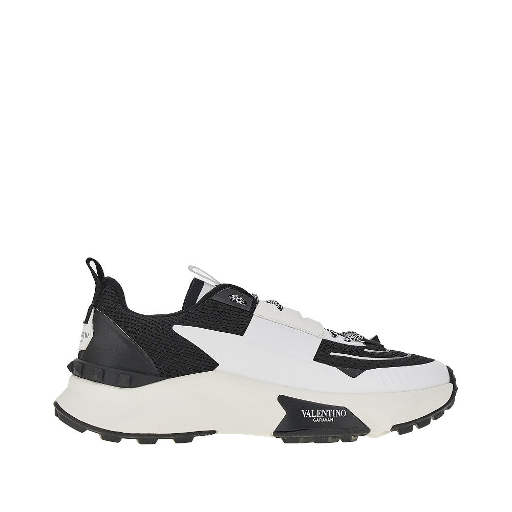 'True Act' mesh and rubberized fabric sneaker