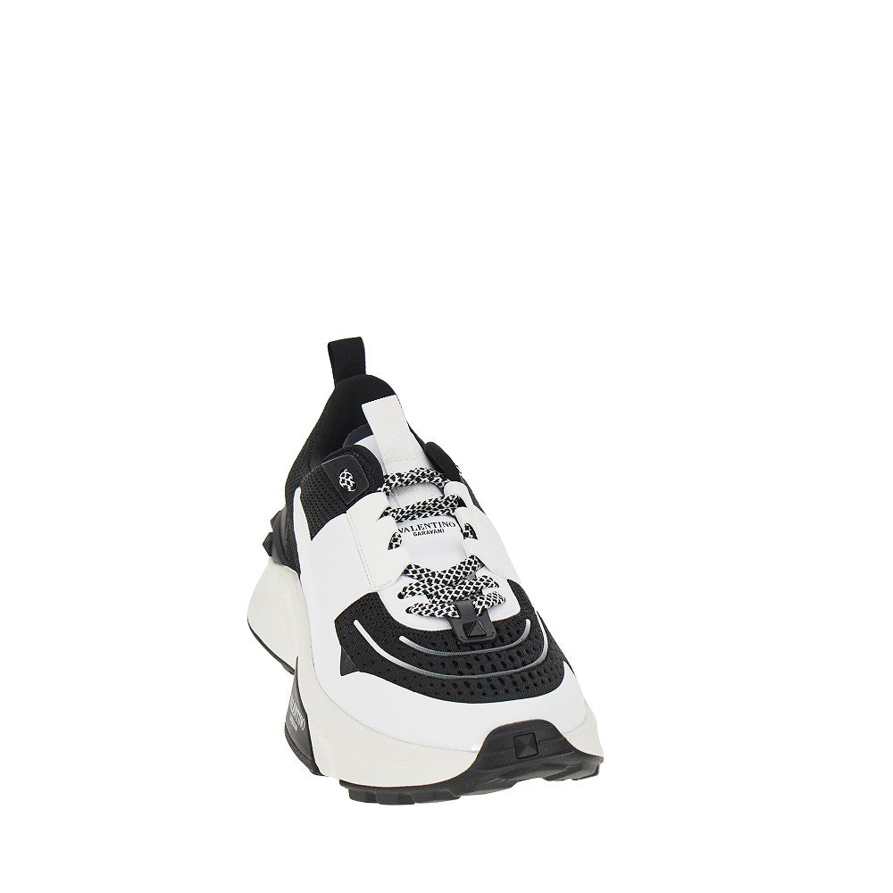 'True Act' mesh and rubberized fabric sneaker