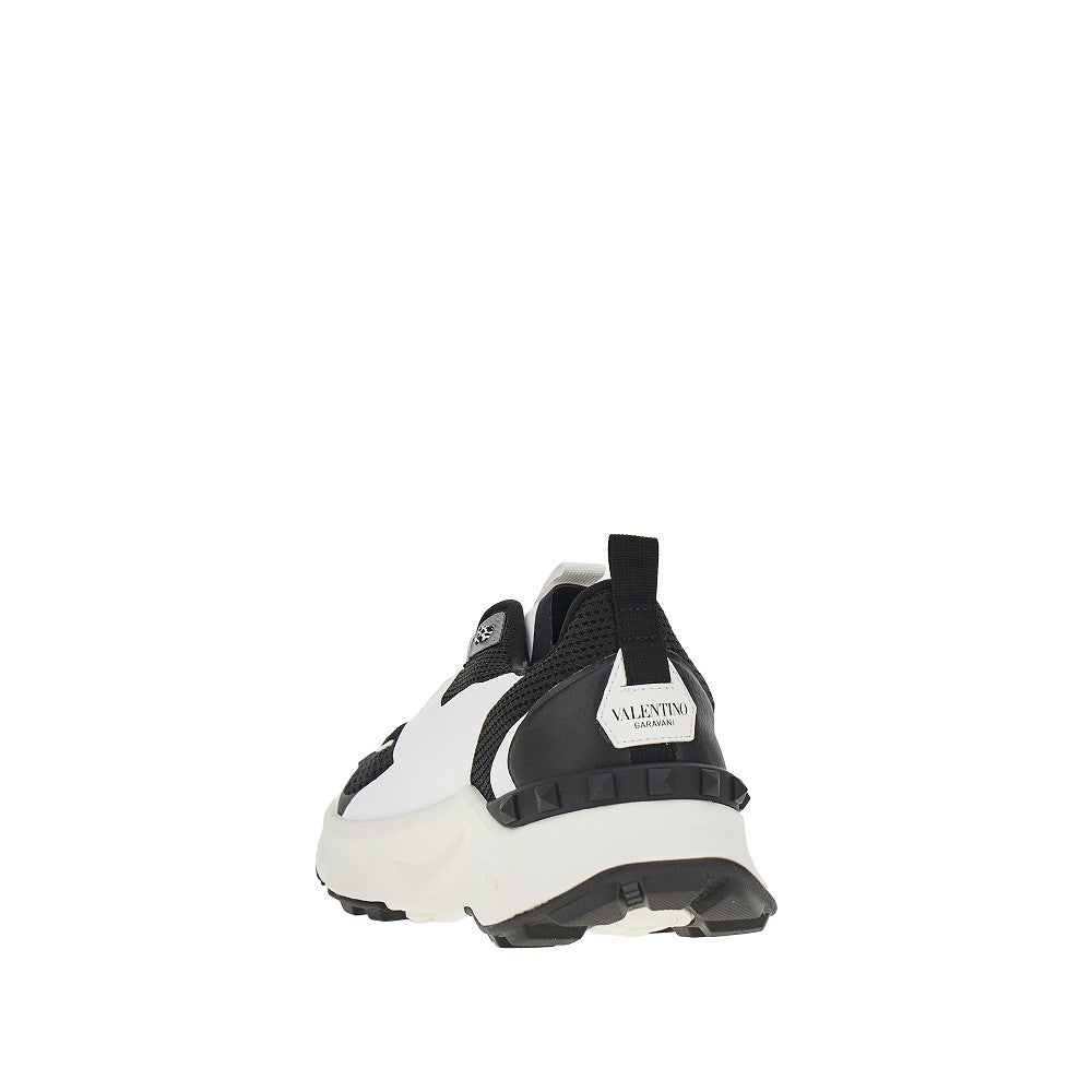 'True Act' mesh and rubberized fabric sneaker