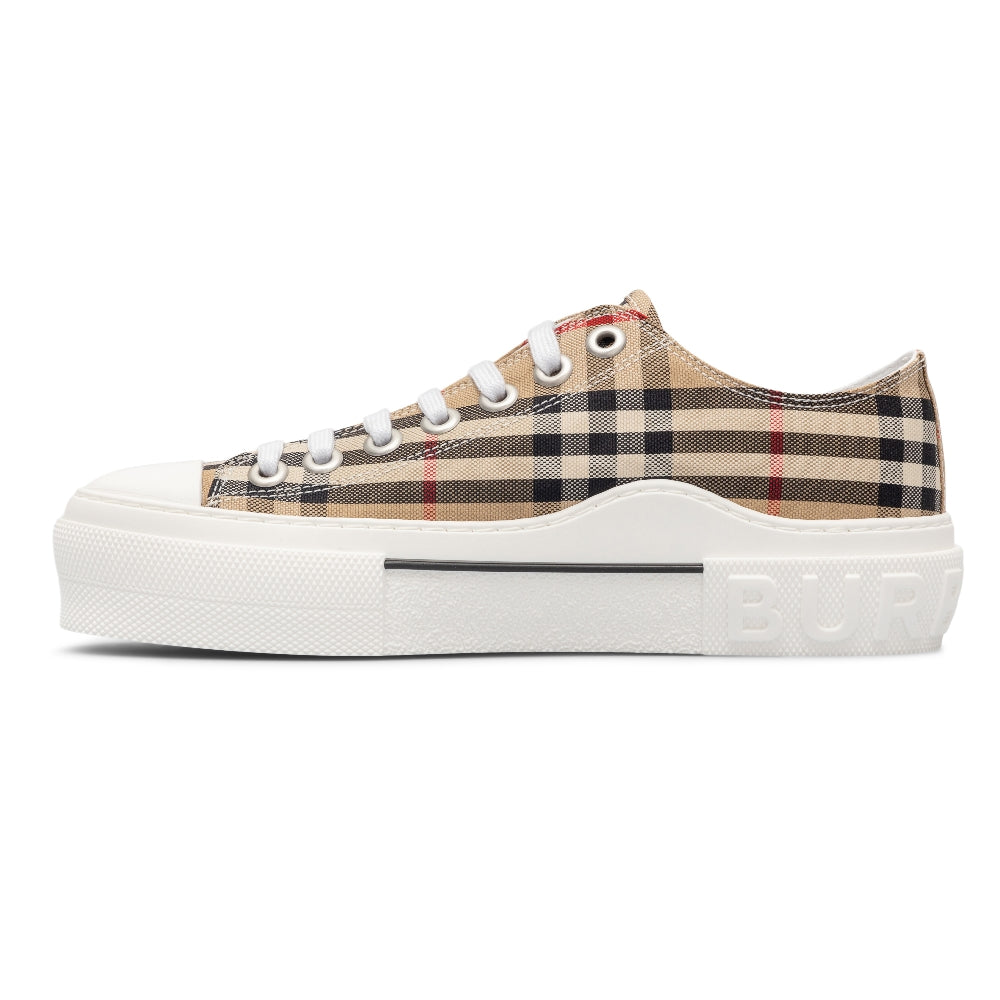 Sneakers in cotone Check
