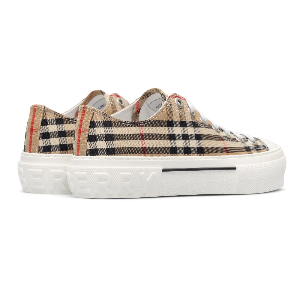 Sneakers in cotone Check