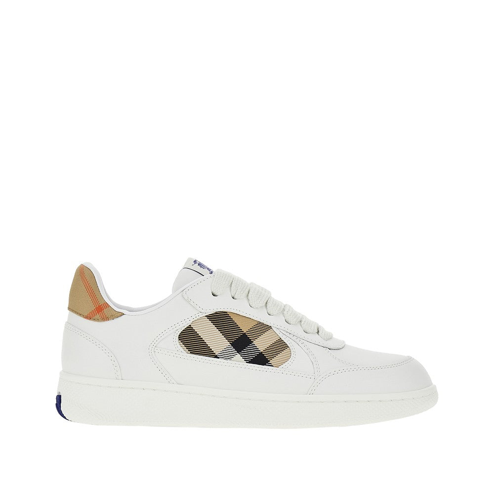 Sneakers 'Terrace' in pelle e tessuto Check