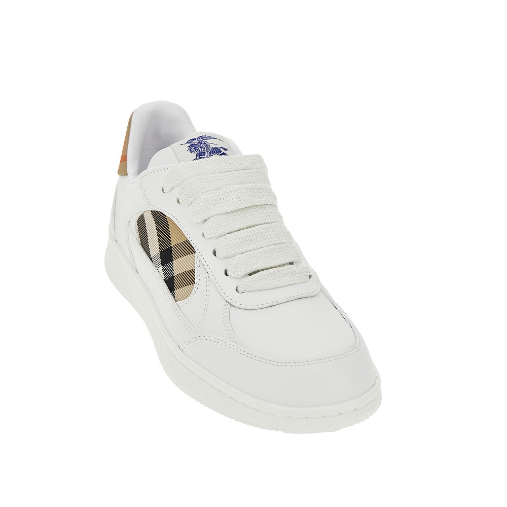 Sneakers 'Terrace' in pelle e tessuto Check