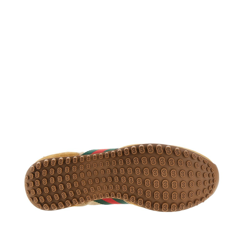 Suede and GG nylon 'Re-Motion' sneakers