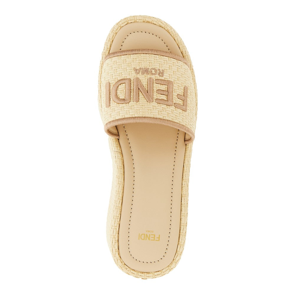 Slides flatform 'Fendi Sunshine'