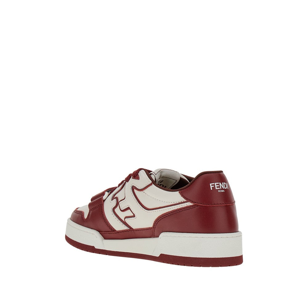 Fendi Match leather sneakers