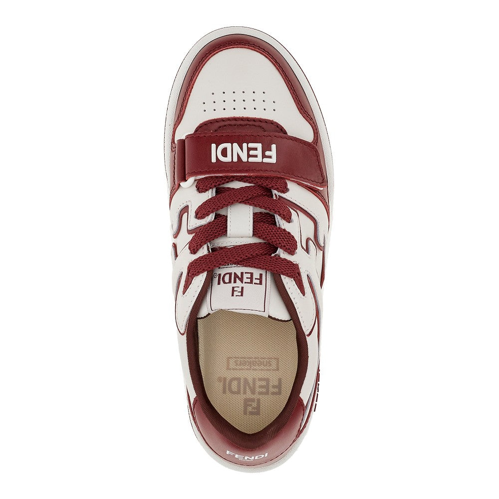 Fendi Match leather sneakers