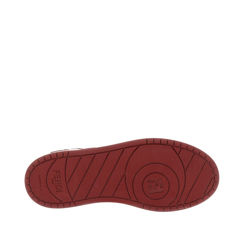 Fendi Match leather sneakers