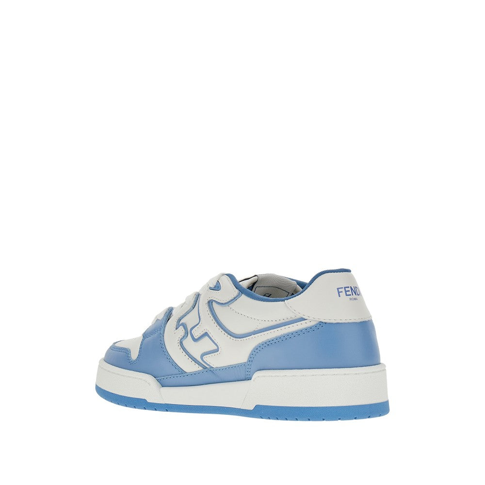 Fendi Match leather sneakers