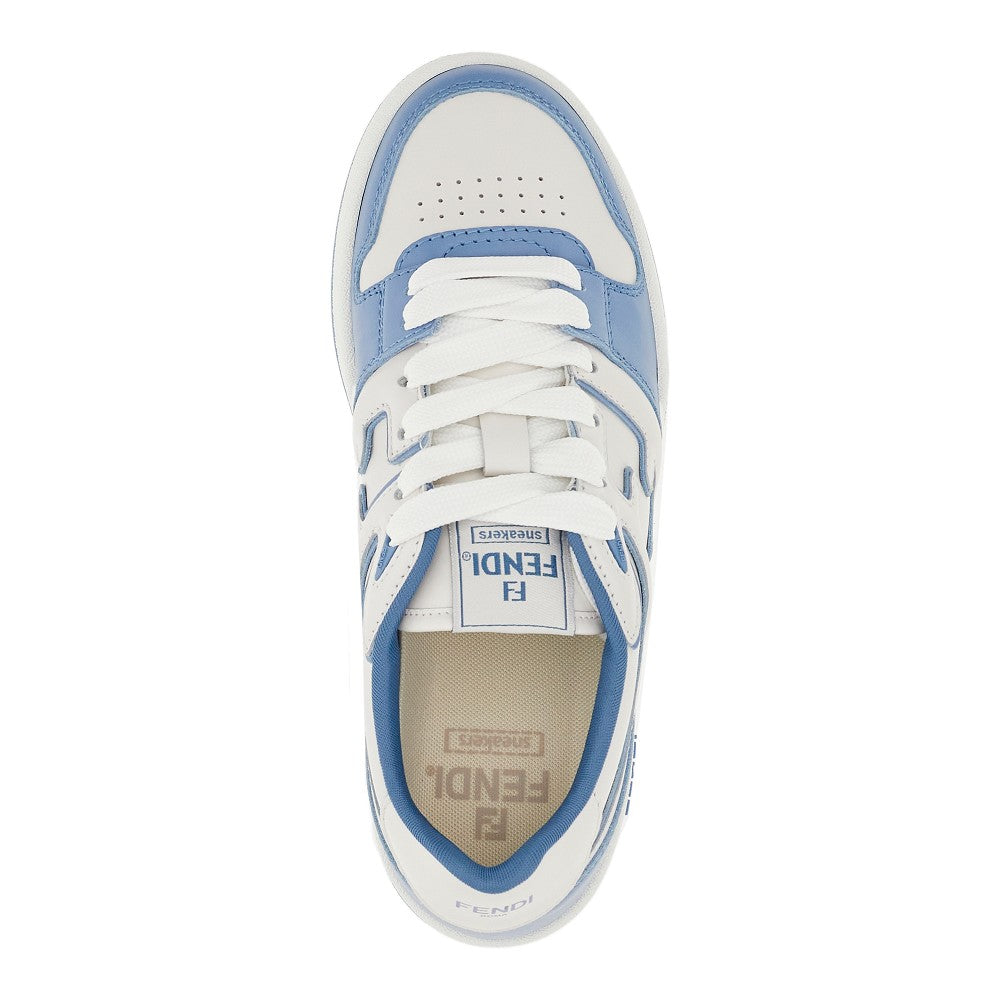 Fendi Match leather sneakers