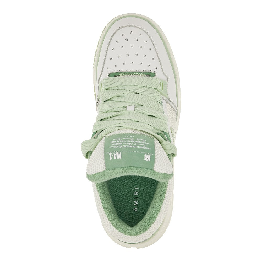 Leather and mesh MA-1 sneakers