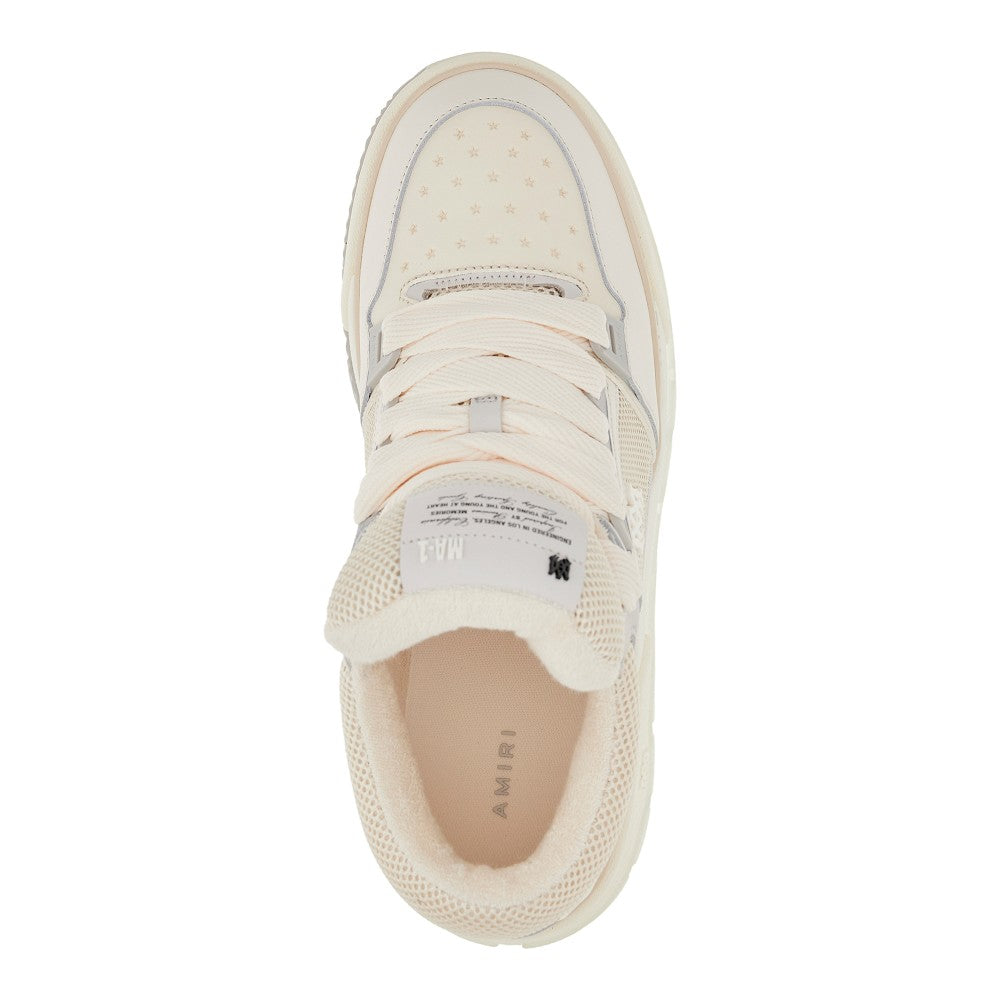 Leather and mesh MA-1 sneakers
