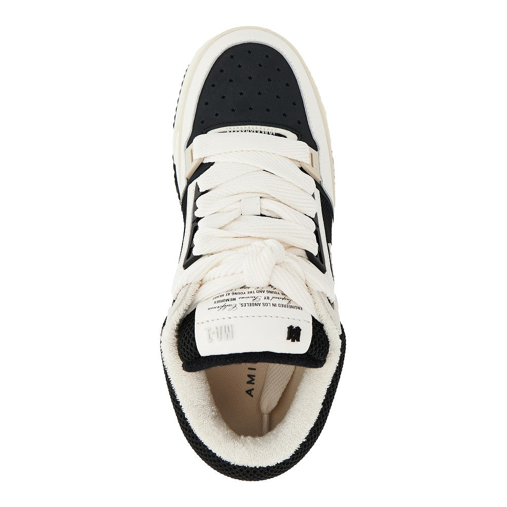 Sneakers MA-1 in pelle e mesh