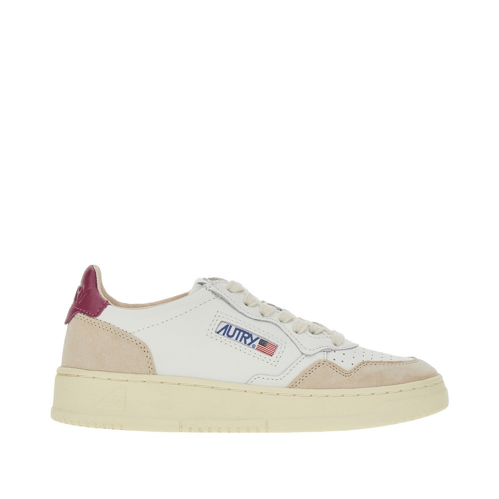 Suede and leather Medalist Low sneakers