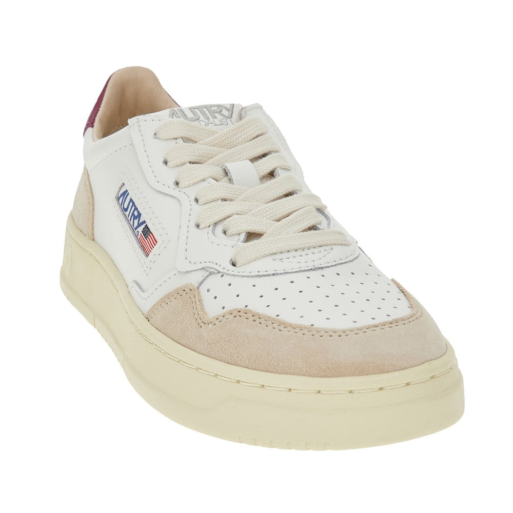 Suede and leather Medalist Low sneakers