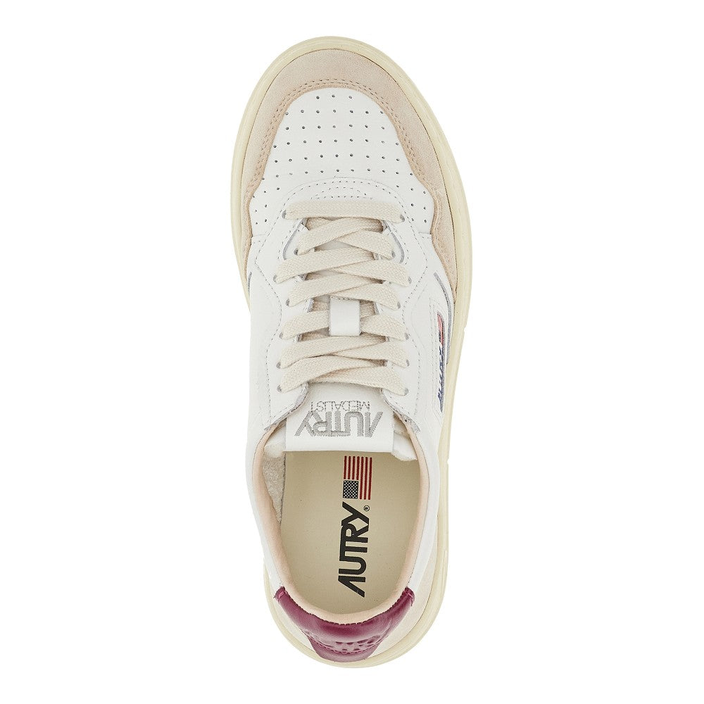 Suede and leather Medalist Low sneakers