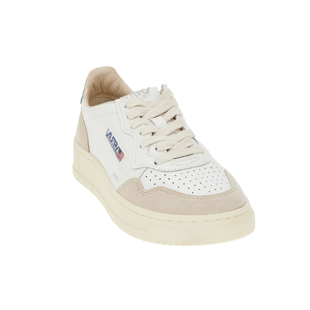 Suede and leather Medalist Low sneakers