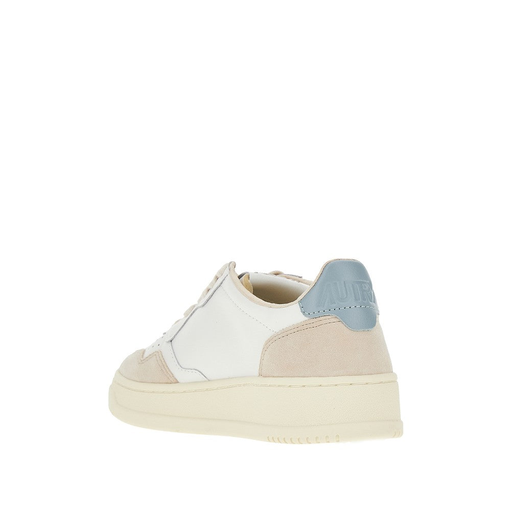 Suede and leather Medalist Low sneakers