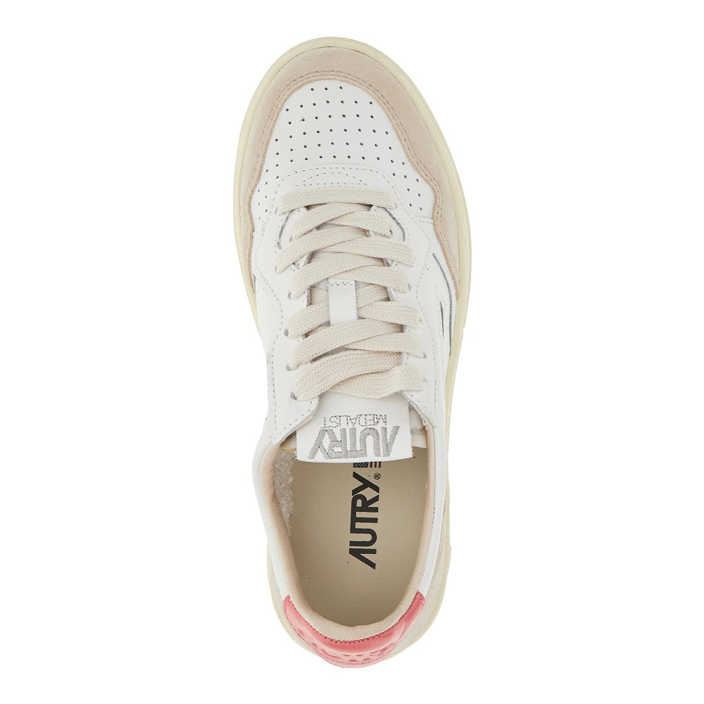 Suede and leather Medalist Low sneakers