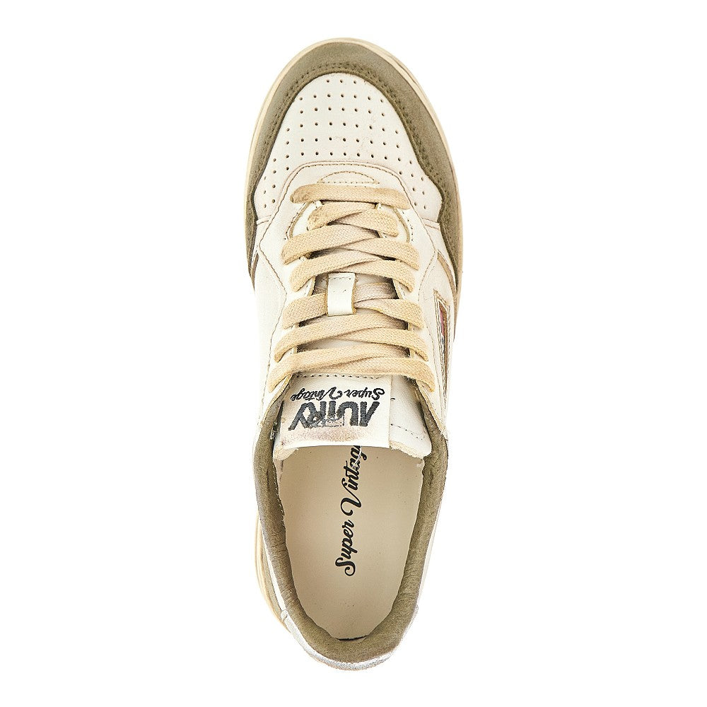 Sneakers Super Vintage Low in pelle
