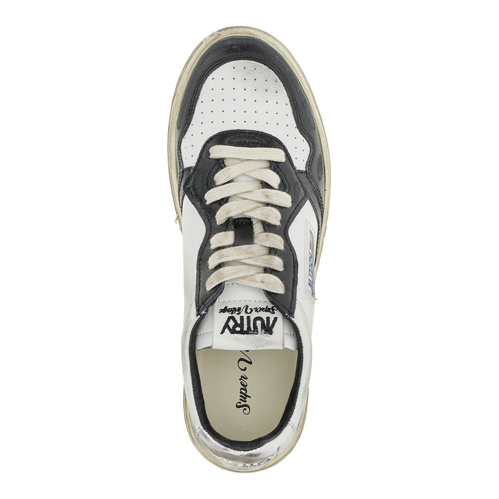 Sneakers Super Vintage in pelle