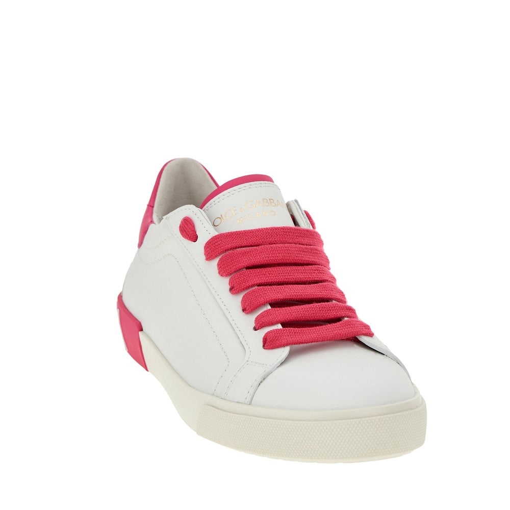 'Portofino Vintage' leather sneakers