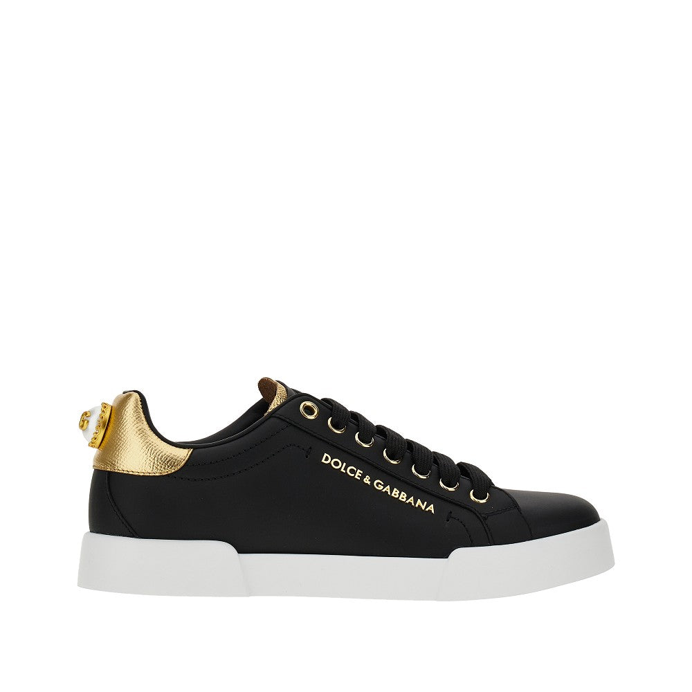 'Portofino' nappa leather snekares