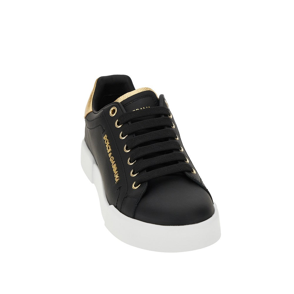 'Portofino' nappa leather snekares
